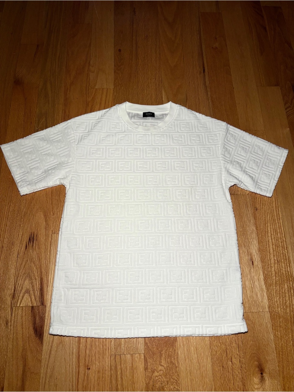 FENDI White Monogram Tshirt